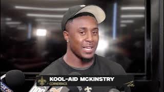 Kool-Aid McKinstry interview | Saints Rookie Minicamp 5/11/2024