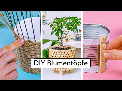 Video: DIY Wäscheklammer Blumentopf