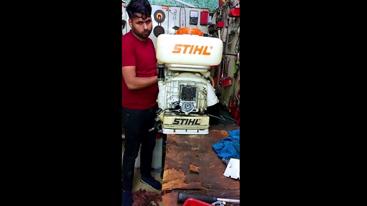 STIHL SR420 repairing #stihl #shortvideo
