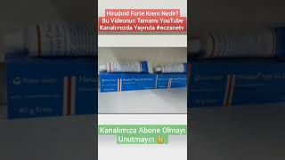 Hirudoid Forte Krem Nedir? Şfet