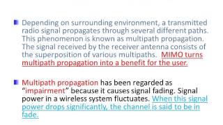MIMO - Multiple Input Multiple Output Basics