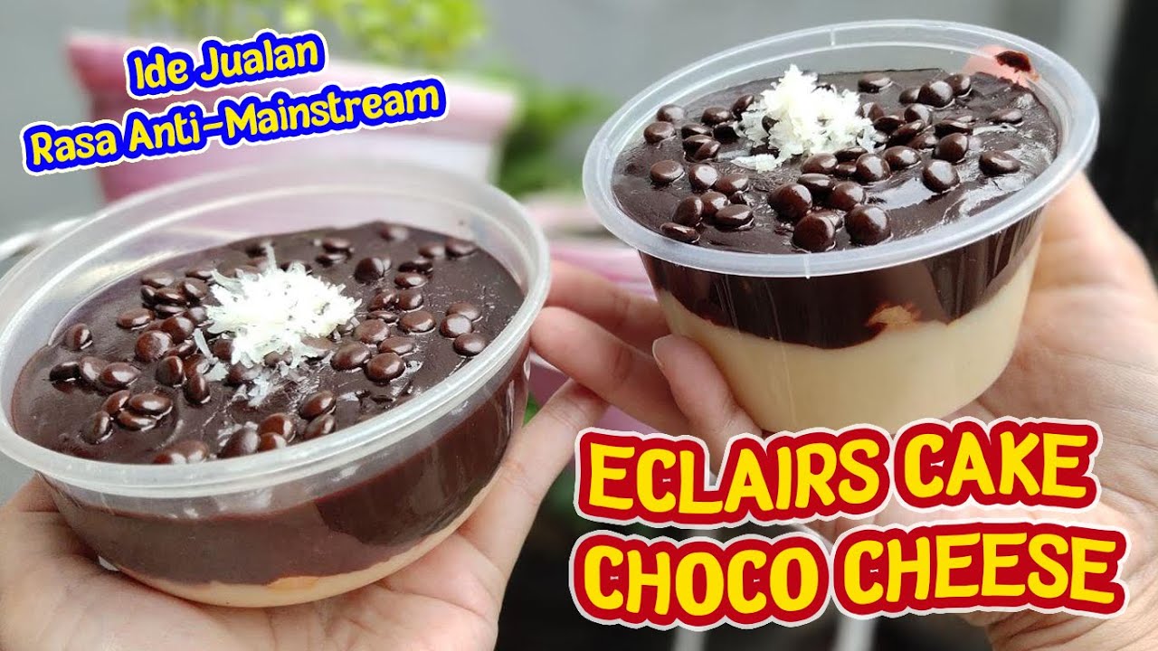 Cara Membuat Eclairs Cake Choco Cheese Dessert Box