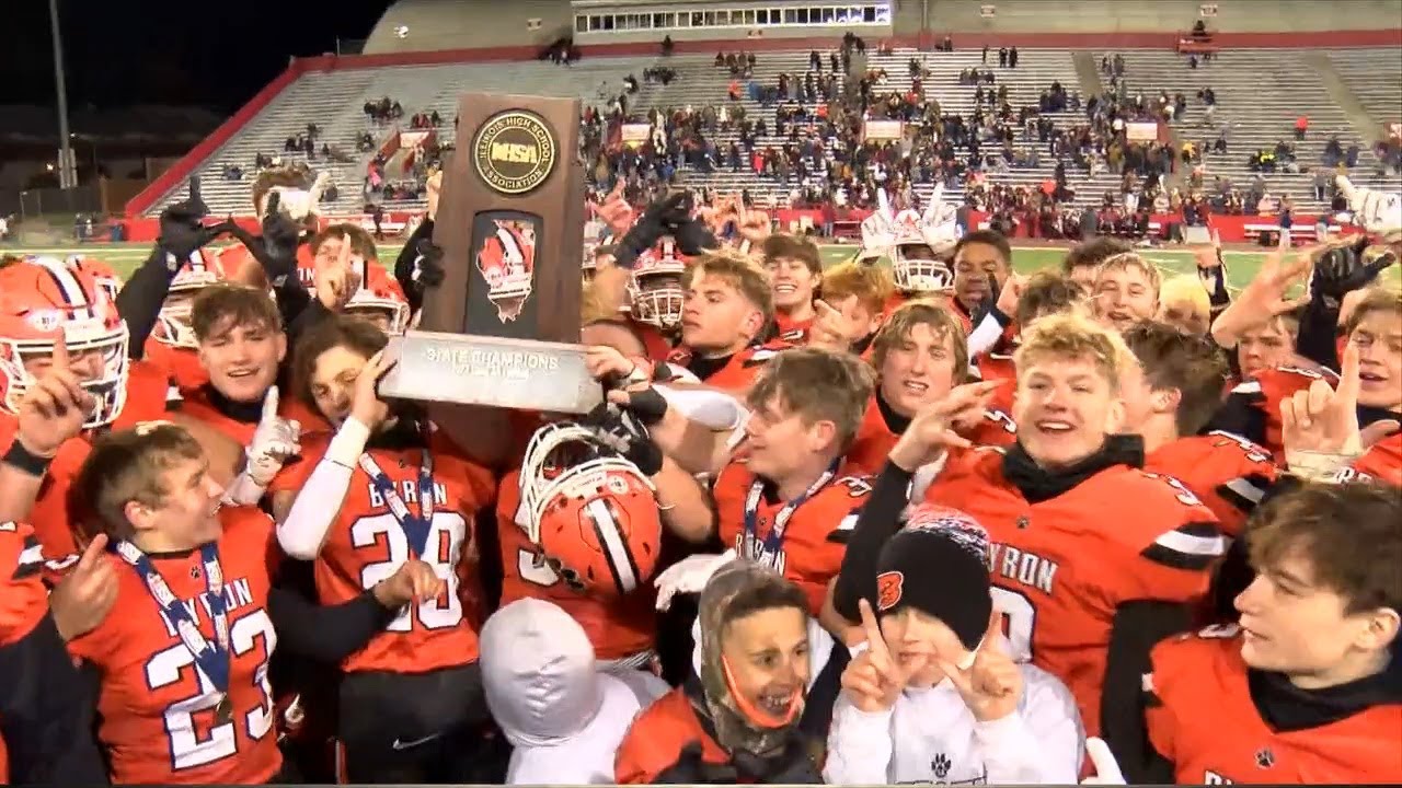 Record Setting Performance Byron wins 3A State Football Championship with record setting ...