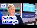 Warne leaves life-saving legacy in wake of death | 9 News Australia