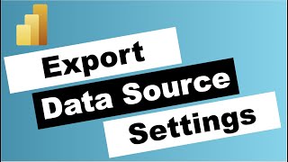 Export Data Source Settings [PBIDS file] in Power BI | Save Data Connection Settings