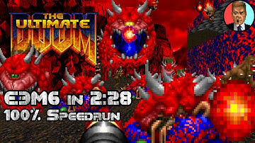 [World Record] UV Max Speedrun of Doom E3M6 in 2:28