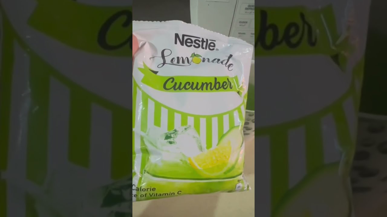 NESTLE LEMONADE CUCUMBER AM Fernandez Philippines Lemonade Cucumber Lemonadecucumber