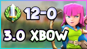 FULL 12-0 Classic Challenge with 3.0 Xbow Cycle (#12)! — Clash Royale