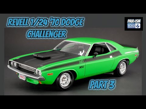 Part 3 - Revell 1/24 &rsquo;70 Dodge Challenger Video build