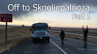 Off to Skooliepalooza 2020 Part 1- Adventure Video 1 @DIYSkoolie