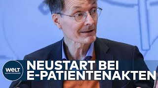 BEI E-PATIENTENAKTEN: Gesundheitsminister Lauterbach legt neuen Plan vor