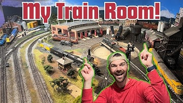 My O Gauge Train Room