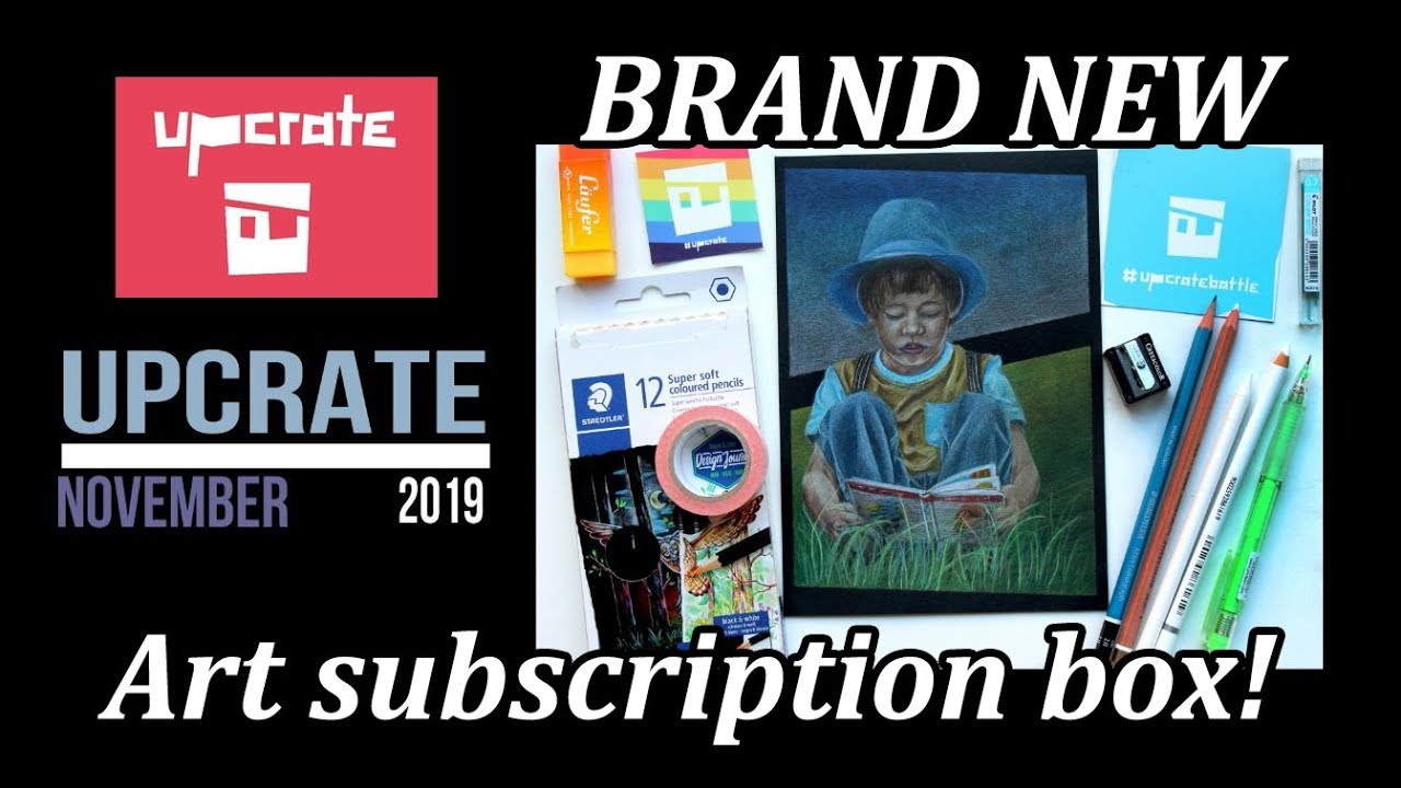 UPCRATE, A BRAND NEW art supplies subscription box // unboxing