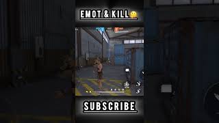 Emot and kill👍🏻 #remix #dance #music #freefire #freefire1vs1customtipsandtricks gaming