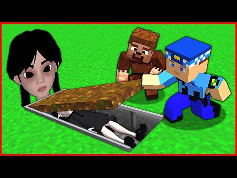 WEDNESDAY MEZARINA GİRDİK! 😱 - Minecraft