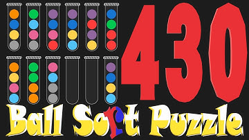 Ball Sort Puzzle Level 430 🎯No Extra Tubes😂Game Walkthrough😘 Stay Home And Fun Play #WithMe