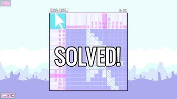 Picross Touch Hard Speed Playthrough 1-5 (1/37)