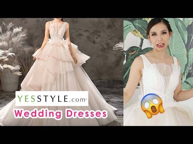 Trying on Cheap Wedding Dresses From YesStyle - Did I waste my money? ‍♀️