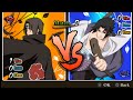Itachi uchiha vs Sasuke uchiha gameplay Naruto shippuden 