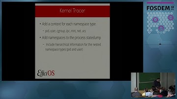LTTng: The road to container awareness Kernel and userspace tracing in a containerized world