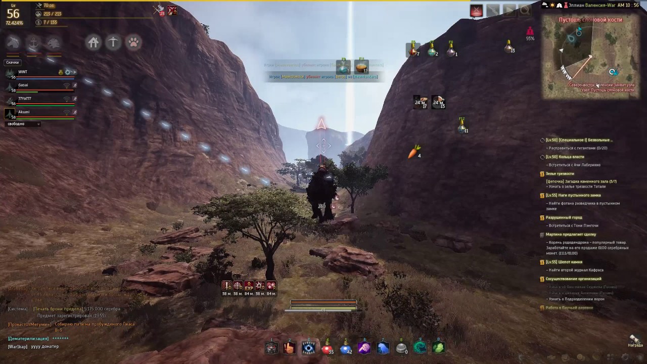 WeeKStorM - Black Desert Самое длинное падение 22.11.2016 Tamer [WWT] [xXxSHADOWSxXx]