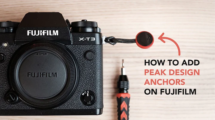 How to put Peak Design anchors on Fujifilm bodies!