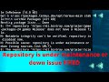 How To Fix Termux Repository Under Maintenance - (Termux-Error)