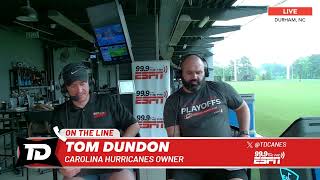 Carolina Hurricanes owner Tom Dundon addresses Rod Brind'Amour, Stanley Cup run, MLB Raleigh