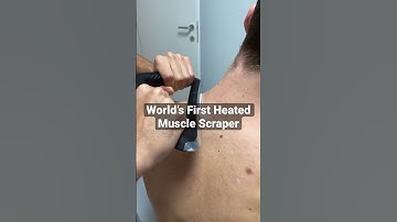 Heated muscle scraper from #achedaway, Breaking down the adhesions and warm up the muscle faster.