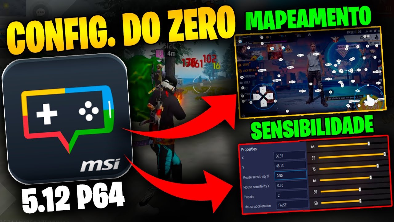 Como Baixar a Nova Versão do Emulador MSI 5.11.100.6311 P64 e Melhorar sua  Experiência no Free Fire - TechnoMais