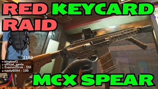 First RED KEYCARD Raid   MCX SPEAR IS INSANE!! | Ghosts of Tabor
