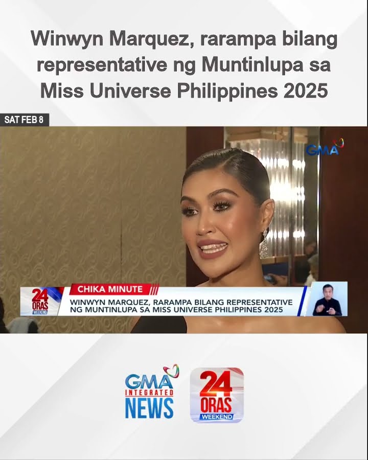 Winwyn Marquez, rarampa bilang representative ng Muntinlupa sa Miss Universe... | 24 Oras Weekend
