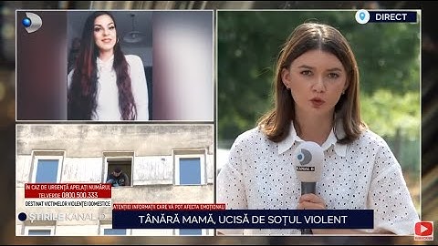 Stirile Kanal D - Tanara mama, ucisa de sotul violent | Editie de seara