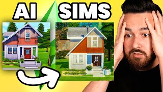 I used an AI to build a tiny home in The Sims 4