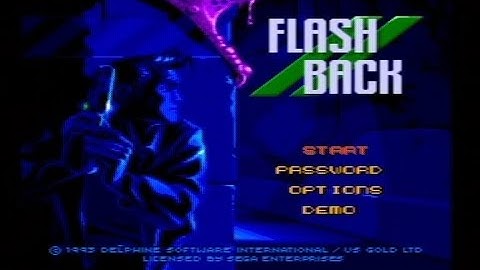 [Megadrive] Introduction du jeu "Flashback" de Delphine software (1993)