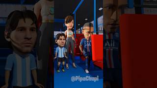 Kindness Behaviour Of MESSI Give Up Her Seat On the Bus NEYMAR