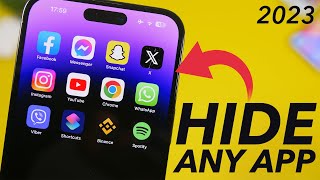 How to HIDE Any App on iPhone (iMessage, Photos, Instagram & More) NEW 2023 !
