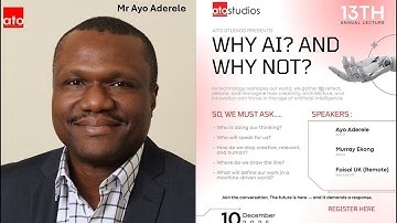 Mr Ayo Aderele: Impact of AI on the Arch. Industry | ATOAL 13th Annual Lecture | (December 2025)