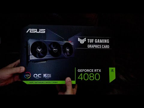 Asus TUF Gaming RTX 4080 OC монтаж в блок