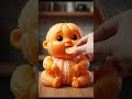 Tiny Tasty Faces: Adorable Baby Face Nibbling Apple &amp; Orange 🍎🍊#shorts