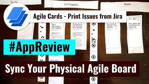AppReview - Agile Cards - Print Issues from Jira