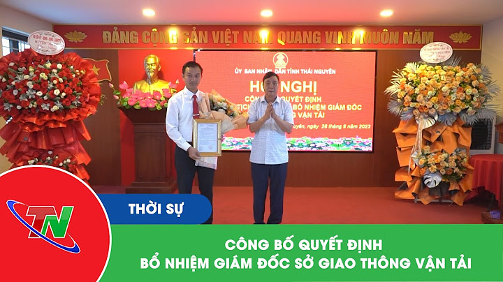 Giám đốc sở giao thông vận tải thanh hóa năm 2024