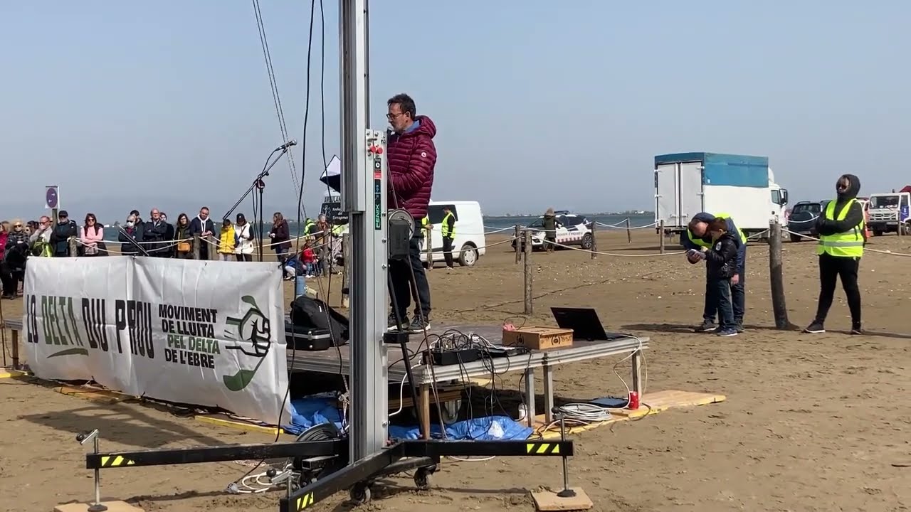 El Moviment de Lluita pel Delta de l'Ebre reuneix 2.000 persones per dir prou a la regressió