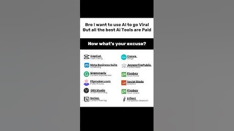 Best Free AI Tools #youtubeshorts #shorts #ai