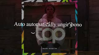 MANI Martin - Jelasi (Lyrics video)