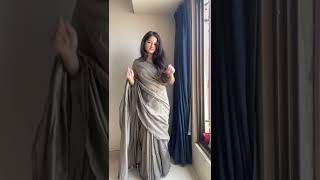 How to look slim in sarees? | Farewell Saree Tips | Jhanvi Bhatia screenshot 4