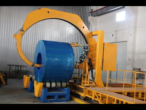 Master coil packing machine and stretch wrapper for packaging project