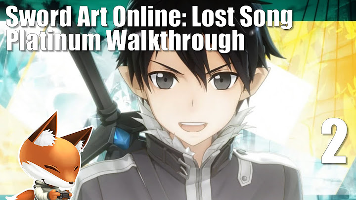 Sword art online lost song ps vita ม อสอง