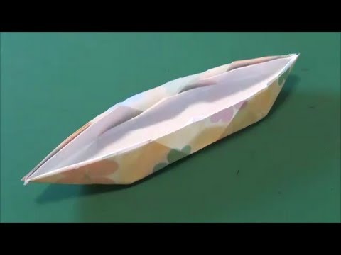 船 折り紙 Boat Origami Youtube