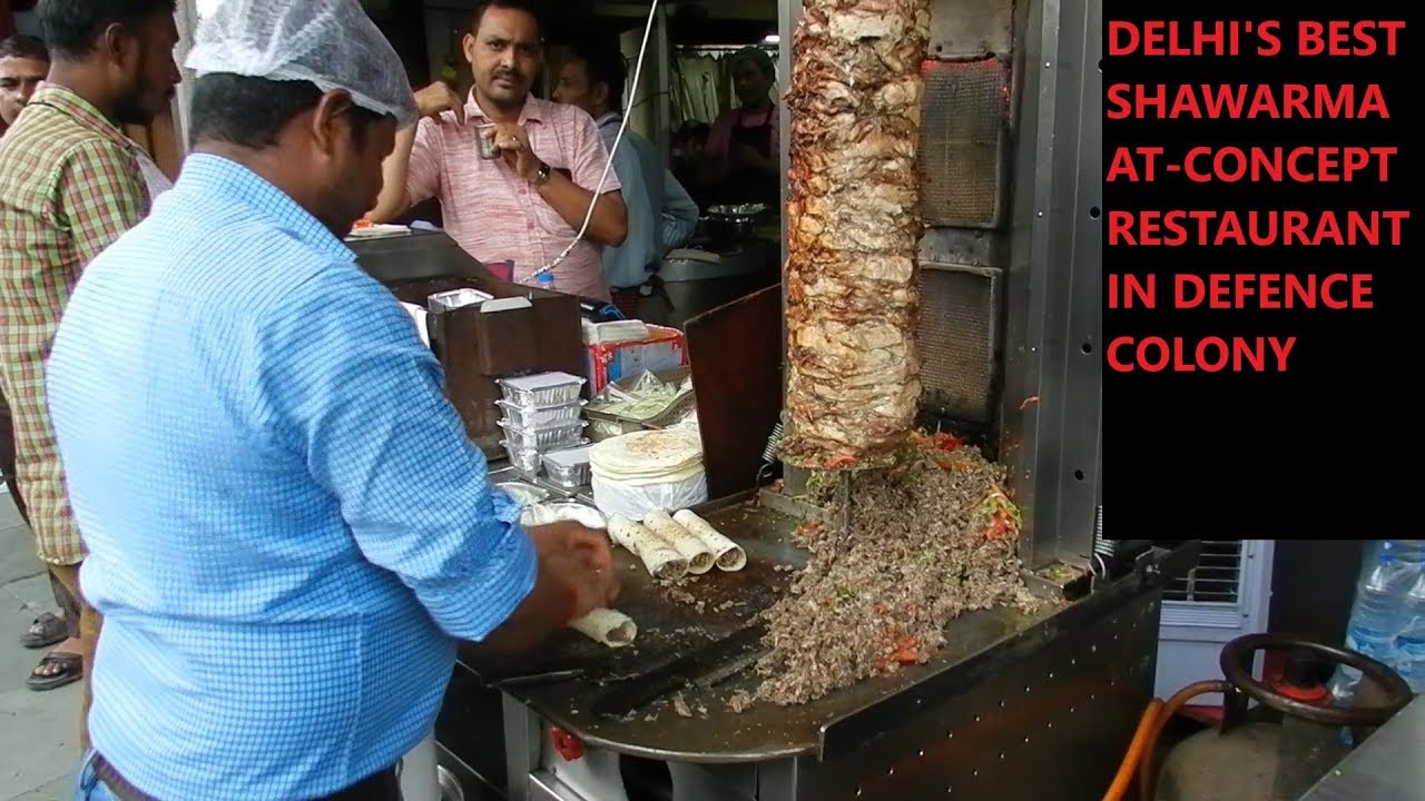 DELHI'S BEST SHAWARMA......"YOU CAN'T EAT JUST ONE".AT- CONCEPT